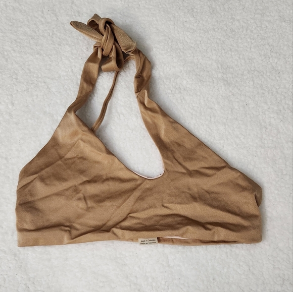 New!Baobab Collection Taki One shoulder Bikini Top in Treasure - Picture 4 of 10